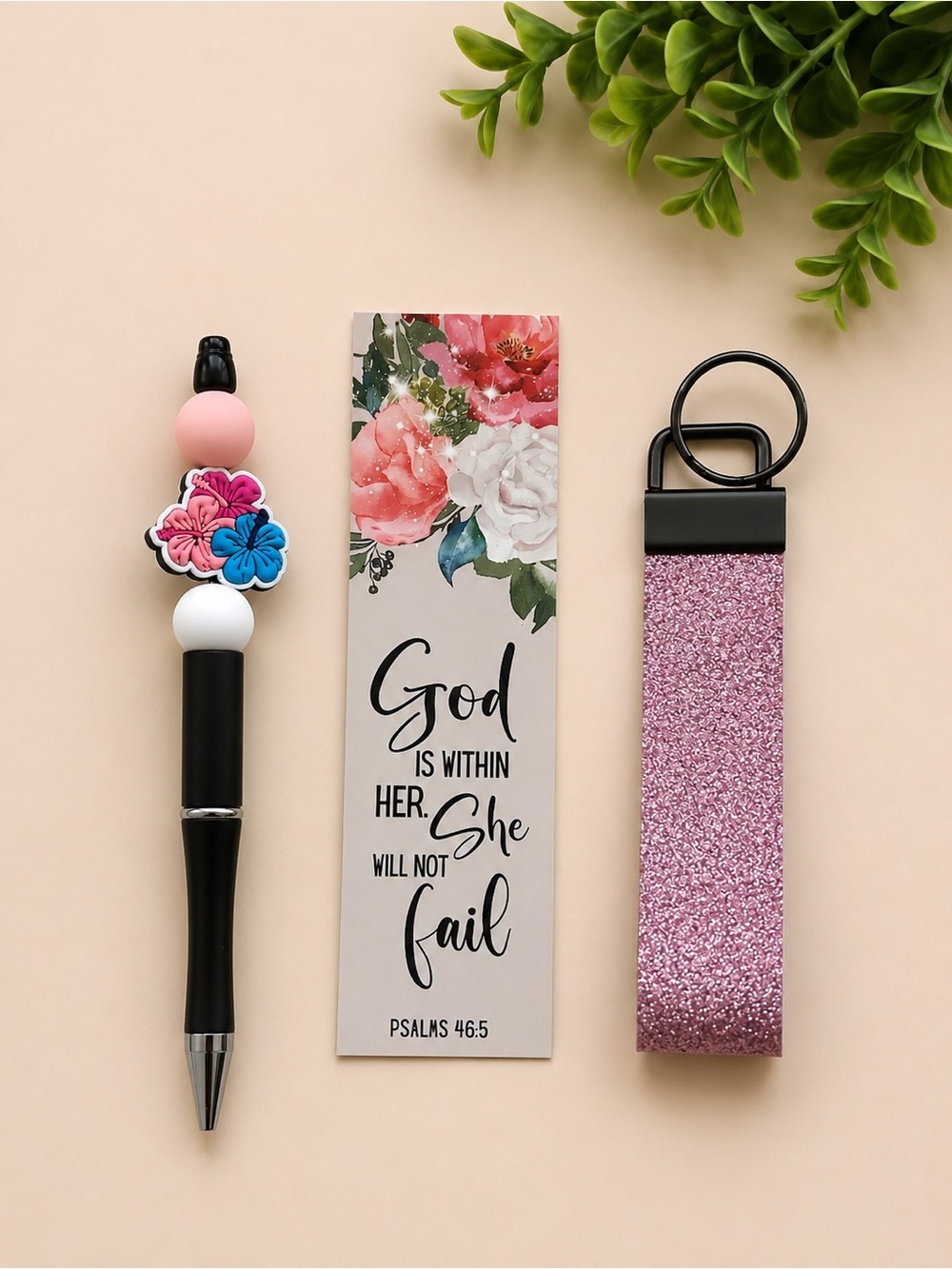 God Is Within Her Christian Gift Set | Psalm 46:5 Bookmark